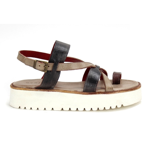 BedStu Crawler Leather Platform Sandals In Starry Night Lux Sz 11 In Box EUC - Picture 5 of 11